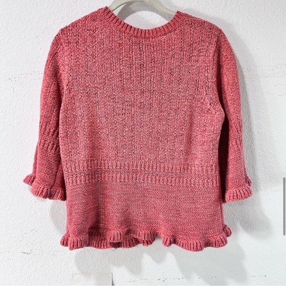 C’EST CITY Cardigan orange V-neck size:S - Picture 10 of 16